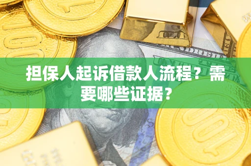 北京担保人起诉借款人流程?需要哪些证据? 北京担保人起诉借款人流程?需要哪些证据?