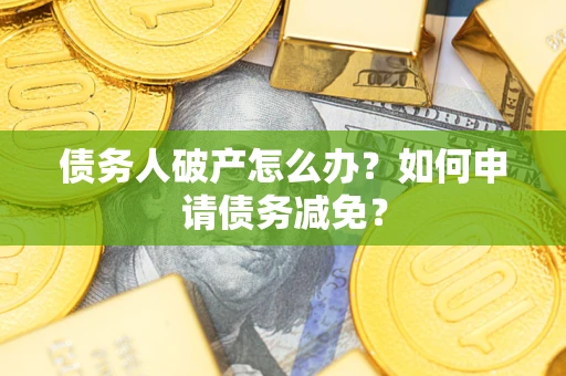 北京债务人破产怎么办？如何申请债务减免？