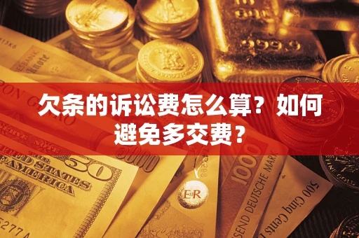 北京欠条的诉讼费怎么算？如何避免多交费？