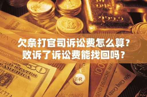 北京欠条打官司诉讼费怎么算？败诉了诉讼费能找回吗？
