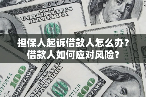 北京担保人起诉借款人怎么办？借款人如何应对风险？