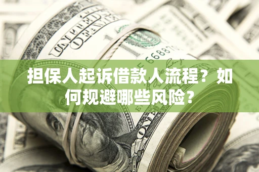 北京担保人起诉借款人流程？如何规避哪些风险？