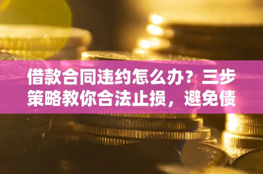 北京借款合同违约怎么办？三步策略教你合法止损，避免债务危机升级